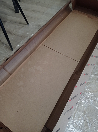 Готовая гостиная Бери дуб крафт золотой / белое дерево фото покупателя 3