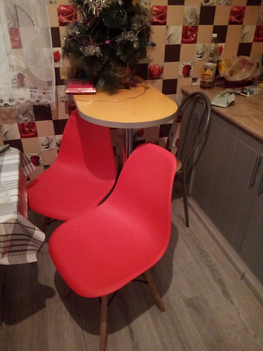 Пластиковый стул Eames PC-015 желтый фото покупателя 126