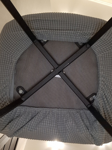 Стул на металлокаркасе Чилли черный / зеленый фото покупателя 1277