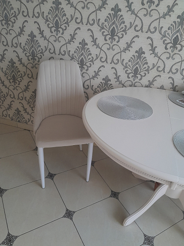 Стул на металлокаркасе Kora white / gray фото покупателя 47