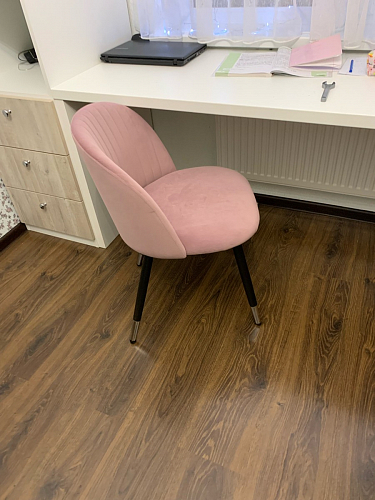 Стул на металлокаркасе Gabi wine red / black фото покупателя 122