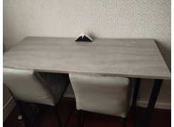 Барная стойка Дилан Лофт 120х60х90 бетон фото покупателя 164