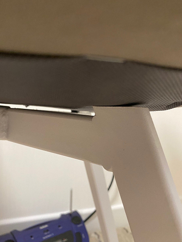 Стул на металлокаркасе Чилли К темно-серый (velutto 32) / черный фото покупателя 332