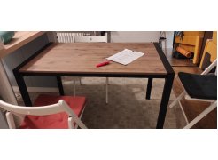 Стол Центавр дуб галифакс / черный матовый фото покупателя 8