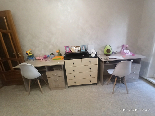 Стол письменный Бриз МДФ волна лайм / ясень светлый фото покупателя 121