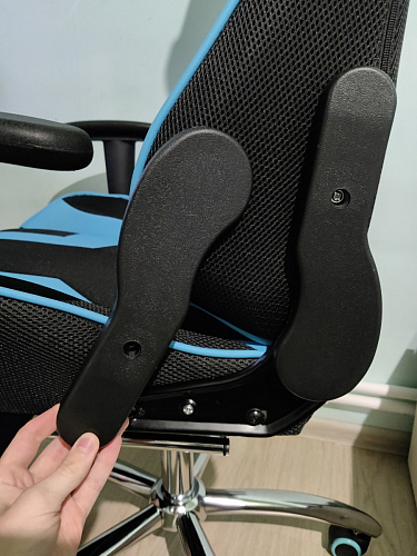 Компьютерное кресло Kano 1 light blue / black фото покупателя 119