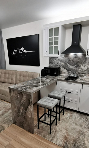 Барный стул Лофт ткань канди грей / черный матовый фото покупателя 6