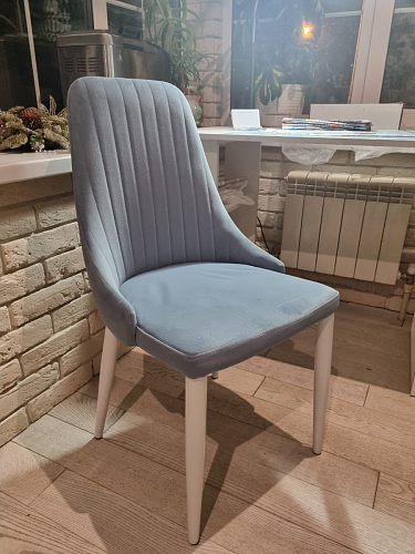 Стул на металлокаркасе Kora dark gray / black фото покупателя 242