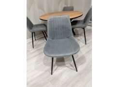 Стул на металлокаркасе Седа К крутящийся светло-серый  / белый фото покупателя 82