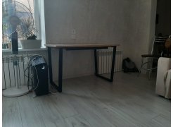 Стол Лота Лофт 120 25 мм сабия / черный матовый фото покупателя 261