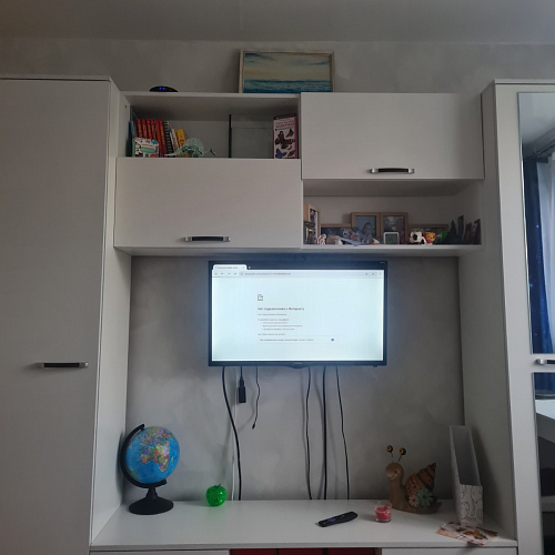 Готовая гостиная Бертелена дуб крафт серый / серый графит фото покупателя 91