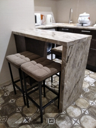 Барный стул Лофт линкольн белый / белый матовый фото покупателя 181