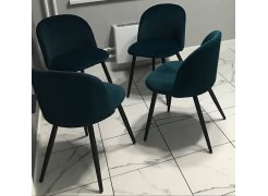 Стул на металлокаркасе Gabi 1 gray / black фото покупателя 797