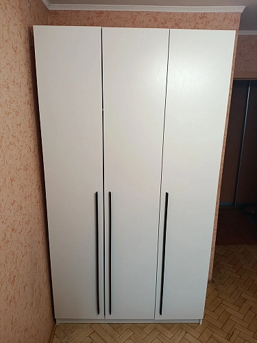Шкаф Бирма ШК-800 белое дерево / белое дерево фото покупателя 3