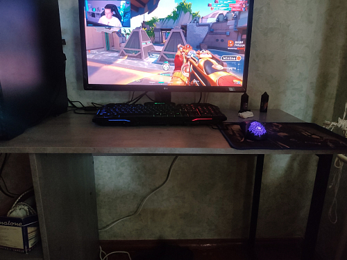 Письменный стол Челси Лофт дуб делано светлый / белый матовый фото покупателя 3