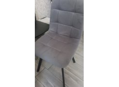 Стул на металлокаркасе Чилли светло-серый / черный фото покупателя 488