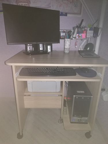 Компьютерный стол КСТ-10.1 белый фото покупателя 18