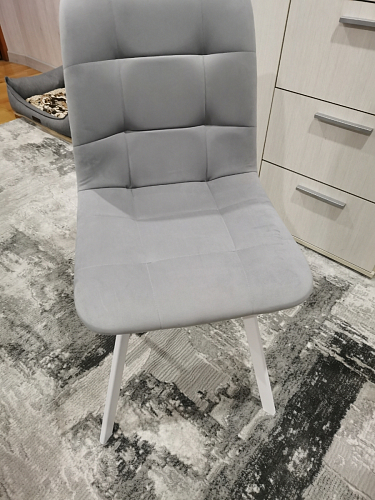 Стул на металлокаркасе Чилли К кирпичный / черный фото покупателя 265