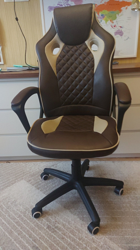 Компьютерное кресло Raid коричневое фото покупателя 12