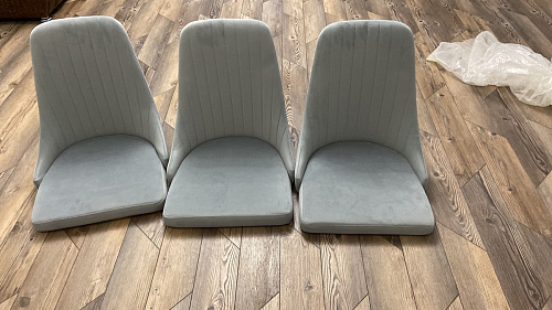 Стул на металлокаркасе Kora light blue / white фото покупателя 324