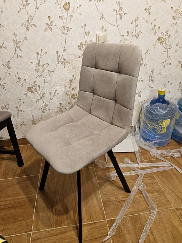 Комплект стульев Чилли 2 шт бежевый / черный фото покупателя 536