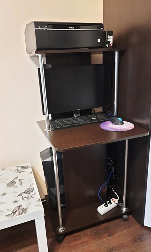 Компьютерный стол КСТ-12 белый фото покупателя 27