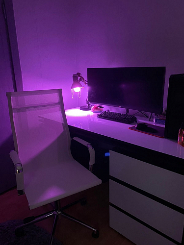 Компьютерное кресло Reus черная сетка / хром фото покупателя 32