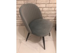 Стул на металлокаркасе Gabi 1 gray / black фото покупателя 239
