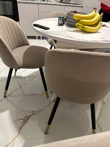 Стул на металлокаркасе Gabi gray / black фото покупателя 584