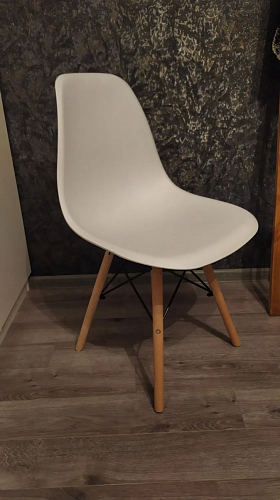 Пластиковый стул Eames PC-015 желтый фото покупателя 393