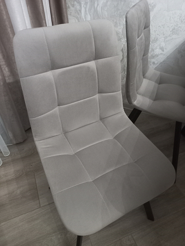 Стул на металлокаркасе Чилли черный / зеленый фото покупателя 908