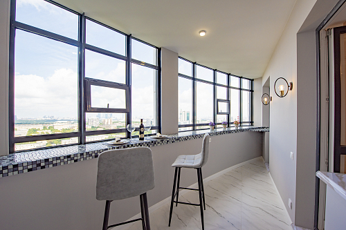 Барный стул Chio black / grey фото покупателя 5