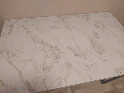 Стол Лота Лофт 120 32 мм бетон / черный матовый фото покупателя 12