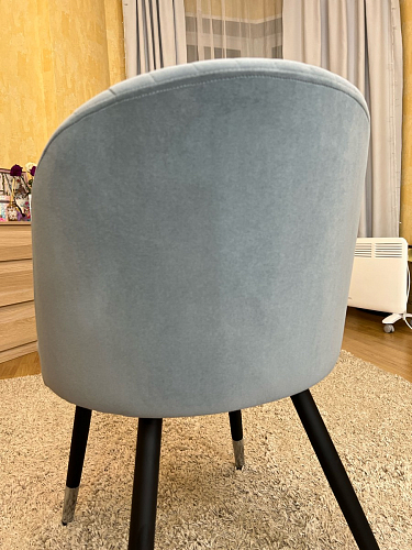 Стул на металлокаркасе Gabi gray / black фото покупателя 920