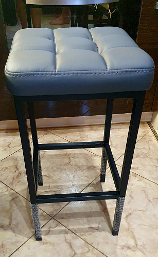 Барный стул Лофт катания лаванда / белый матовый фото покупателя 83