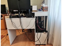 Стол компьютерный Джаз-24 правый дуб молочный фото покупателя 24