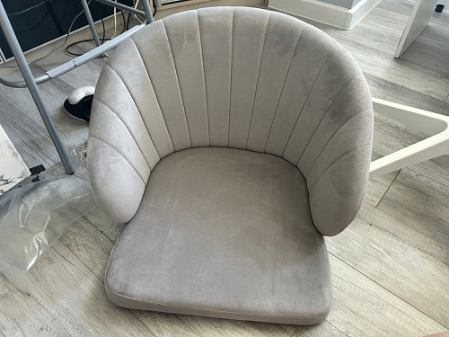 Компьютерное кресло Пард confetti silver серый / черный фото покупателя 119