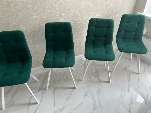 Комплект из "Стул на металлокаркасе Чилли розовый / черный каркас" 2 шт. фото покупателя 817