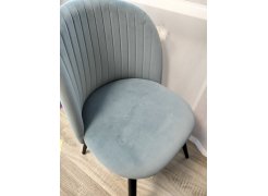 Стул на металлокаркасе Gabi 1 бежевый / черный с серебряными наконечниками фото покупателя 767