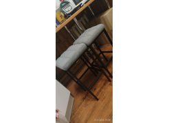 Барный стул Лофт кожзам d1 / черный матовый фото покупателя 62