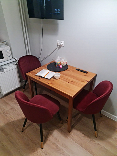 Стул на металлокаркасе Gabi 1 light purple / black фото покупателя 302