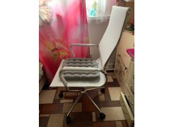 Компьютерное кресло Reus черная сетка / хром фото покупателя 54