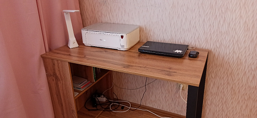 Письменный стол Битти Лофт 116х60х75 креатель / черный матовый фото покупателя 132