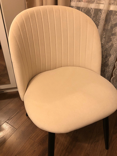 Стул на металлокаркасе Gabi gray / black фото покупателя 782