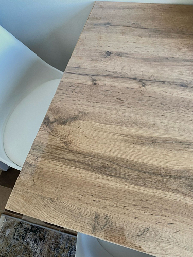 Стол Лота Лофт 120 32 мм бетон / черный матовый фото покупателя 561