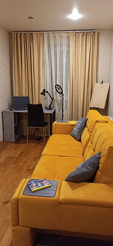 Письменный стол Битти Лофт 116х60х75 дуб делано светлый / белый матовый фото покупателя 15