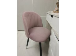 Стул на металлокаркасе Gabi 1 бежевый / черный с серебряными наконечниками фото покупателя 380