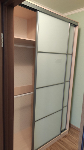 Шкаф-купе Гранд 2-600 венге / белый фото покупателя 3