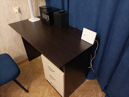 Стол письменный Бриз МДФ волна лайм / ясень светлый фото покупателя 229