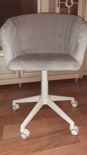 Компьютерное кресло Тибо светло-коричневый / белый фото покупателя 104